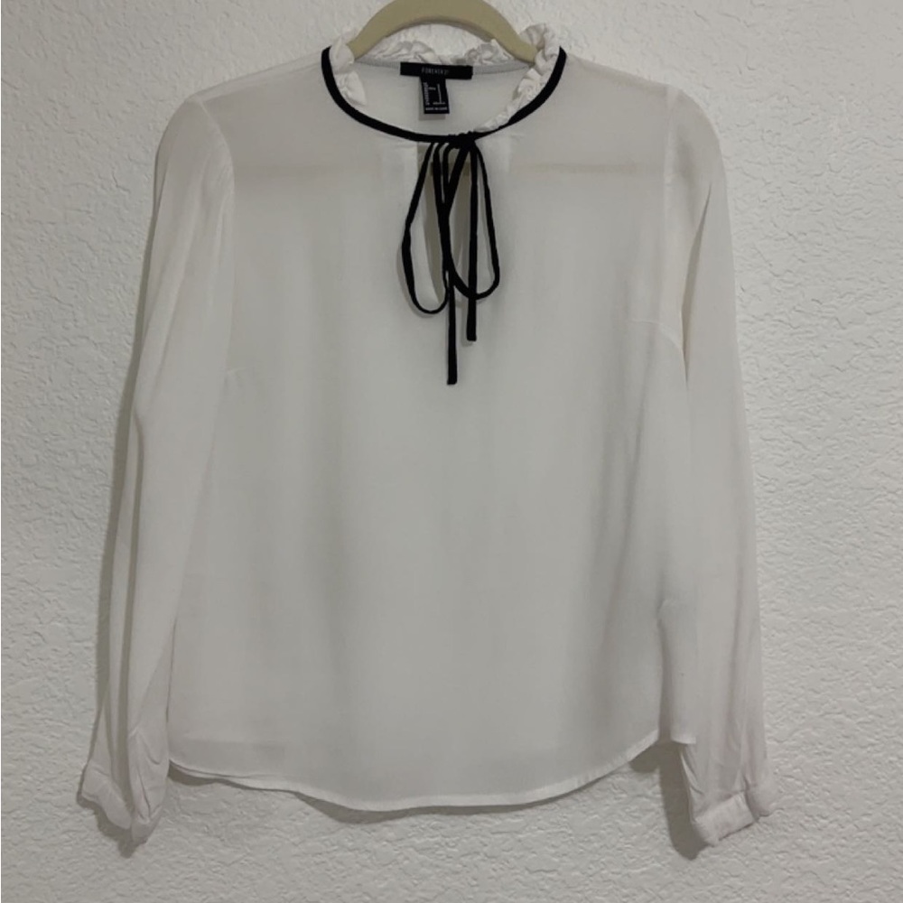 Forever 21 White Blouse